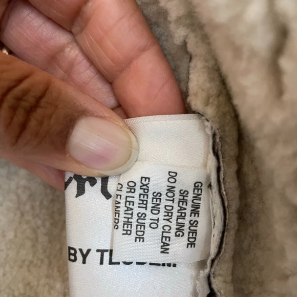 Authentic Vintage Brown Shearling Leather Bomber Jacket - Picture 11 of 12